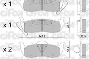 Тормозные колодки для моделей: JEEP (GRAND-CHEROKEE, COMMANDER,GRAND-CHEROKEE)