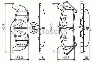 Тормозные колодки для моделей: JEEP (GRAND-CHEROKEE, COMMANDER)