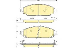 Тормозные колодки для моделей: JEEP (GRAND-CHEROKEE, GRAND-CHEROKEE,COMMANDER)