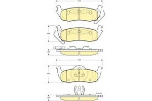Гальмівні колодки для моделей: JEEP (GRAND-CHEROKEE, GRAND-CHEROKEE, COMMANDER)