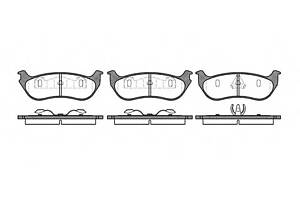 Тормозные колодки для моделей: JEEP (WRANGLER, CHEROKEE,CHEROKEE)