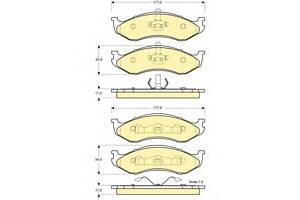 Тормозные колодки для моделей: JEEP (WRANGLER, CHEROKEE,GRAND-CHEROKEE), KIA (CARNIVAL)