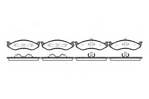 Тормозные колодки для моделей: JEEP (WRANGLER, WRANGLER,CHEROKEE,GRAND-CHEROKEE,GRAND-CHEROKEE,COMANCHE), KIA (CARNIVAL