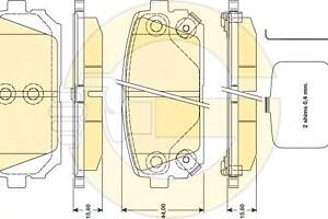 Тормозные колодки для моделей: KIA (CARENS, CARENS)