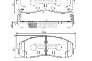 Тормозные колодки для моделей: KIA (CARNIVAL, CARNIVAL)