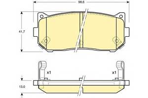 Тормозные колодки для моделей: KIA (CLARUS, SEPHIA,SEPHIA,SHUMA,CLARUS,CARENS,SHUMA,SHUMA,CARENS,CERATO), NAZA (CITRA)