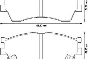 Колодки гальмівні для моделей: KIA (CLARUS,SHUMA,CLARUS,RIO,CARENS,RIO,SHUMA,SHUMA)