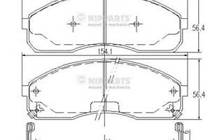 Тормозные колодки для моделей: KIA (PREGIO, CARNIVAL,CARNIVAL,BONGO,PREGIO)