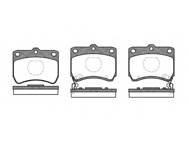 Тормозные колодки для моделей: KIA (PRIDE, PRIDE), MAZDA (121)