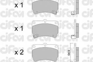 Гальмівні колодки для моделей: KIA (RIO, RIO), MAZDA (121, FAMILIA, FAMILIA, FAMILIA, 323, FAMILIA, FAMILIA, 323, DEMIO)