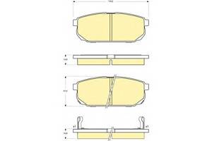 Тормозные колодки для моделей: KIA (SORENTO)