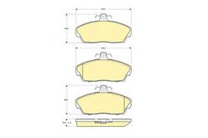 Колодки гальмівні для моделей:LAND ROVER (FREELANDER,FREELANDER)
