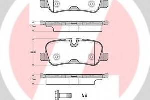 Тормозные колодки для моделей: LAND ROVER (RANGE-ROVER, DISCOVERY,RANGE-ROVER,DISCOVERY)