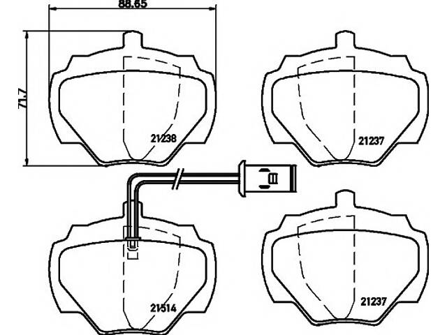 Гальмівні колодки для моделей: LAND ROVER (RANGE-ROVER, DISCOVERY)