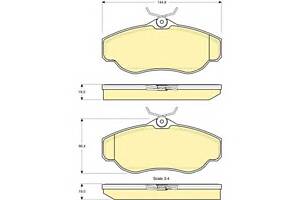 Тормозные колодки для моделей: LAND ROVER (RANGE-ROVER, RANGE-ROVER,DISCOVERY)