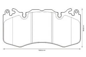 Колодки гальмівні для моделей: LAND ROVER (RANGE-ROVER, RANGE-ROVER, RANGE-ROVER, RANGE-ROVER)