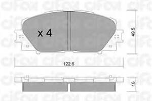 Тормозные колодки для моделей: LEXUS (CT), TOYOTA (PRIUS,PRIUS)