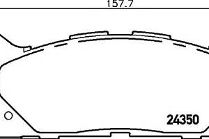 Тормозные колодки для моделей: LEXUS (ES, ES), TOYOTA (CAMRY,CAMRY,AURION,CAMRY,AURION), TOYOTA (GAC) (CAMRY)