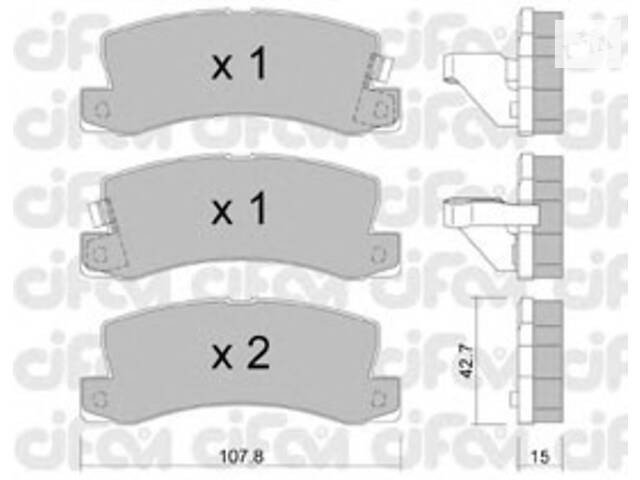 Тормозные колодки для моделей: LEXUS (ES, RX,ES), TOYOTA (CAMRY,CAMRY,CARINA,CARINA,CELICA,CELICA,CELICA,CELICA,AVENSIS