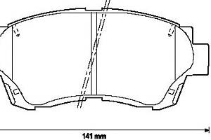 Тормозные колодки для моделей: LEXUS (GS), TOYOTA (CAMRY)