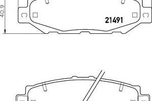 Тормозные колодки для моделей: LEXUS (GS, SC), TOYOTA (ARISTO,CHASER,TOWN,TOWN,SOARER)