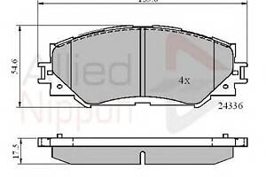 Тормозные колодки для моделей: LEXUS (HS), SUBARU (TREZIA), TOYOTA (COROLLA,RAV-4,AURIS,ALLION,COROLLA,URBAN,WISH,YARI