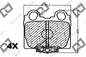 Тормозные колодки для моделей: LEXUS (IS, GS,SC,IS,GS), TOYOTA (ALTEZZA,ALTEZZA,CROWN)