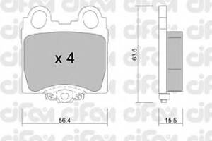 Тормозные колодки для моделей: LEXUS (IS, GS,SC,IS,IS)