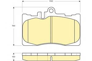 Тормозные колодки для моделей: LEXUS (LS), RENAULT (CLIO), TOYOTA (CELSIOR)