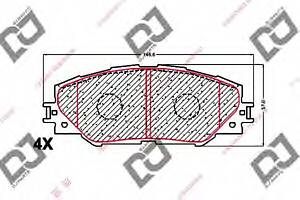 Тормозные колодки для моделей: LEXUS (LS), TOYOTA (COROLLA,COROLLA,RAV-4,AURIS,COROLLA,PRIUS,URBAN,VERSO,PRIUS,ZELAS,R