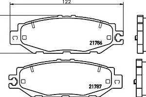 Тормозные колодки для моделей: LEXUS (LS, LS), TOYOTA (GRANVIA)