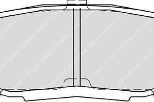 Колодки гальмівні для моделей: LEXUS (LX), TOYOTA (SEQUOIA, LAND-CRUISER, SEQUOIA, TUNDRA)