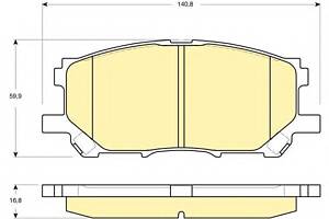 Тормозные колодки для моделей: LEXUS (RX), TOYOTA (HARRIER,KLUGER)