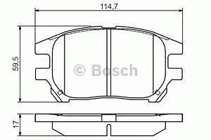 Тормозные колодки для моделей: LEXUS (RX), TOYOTA (HARRIER)