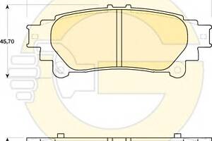 Гальмівні колодки для моделей: LEXUS (RX, GS, IS)