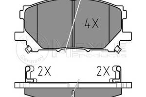 Тормозные колодки для моделей: LEXUS (RX, RX)