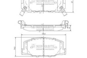 Тормозные колодки для моделей: LOTUS (ESPRIT, EXCEL,ESPRIT), TOYOTA (CRESSIDA,CELICA,CELICA,CRESSIDA,PREVIA,CELICA,CRES