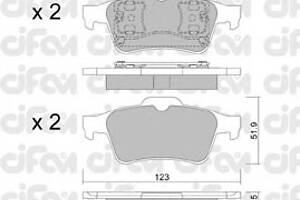 Колодки гальмові для моделей:MAZDA (3), NISSAN (PRIMERA, PRIMERA, PRIMERA), RENAULT (LAGUNA, LAGUNA, VEL, ESPACE, MEGANE).