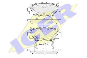 Тормозные колодки для моделей: MAZDA (3, 3)