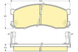 Тормозные колодки для моделей: MAZDA (626, 626,626,MPV,626)