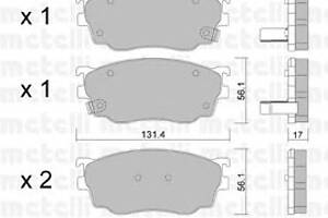 Тормозные колодки для моделей: MAZDA (626, 626,626,PREMACY)