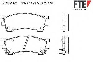 Тормозные колодки для моделей: MAZDA (626, FAMILIA,323,PREMACY)