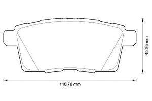 Тормозные колодки для моделей: MAZDA (CX-7, CX-9)