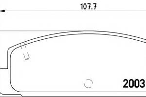 Тормозные колодки для моделей: MAZDA (FAMILIA, 323)