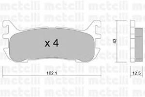 Тормозные колодки для моделей: MAZDA (FAMILIA, FAMILIA,MX-5,FAMILIA,MX-5)