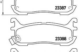 Тормозные колодки для моделей: MAZDA (FAMILIA, MX-5,MX-5)