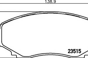 Тормозные колодки для моделей: MAZDA (MPV, E-SERIE,MPV,E-SERIE,E-SERIE,E-SERIE,E-SERIE)