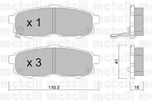 Тормозные колодки для моделей: MAZDA (MPV)