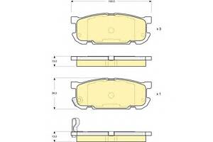 Тормозные колодки для моделей: MAZDA (MX-5)