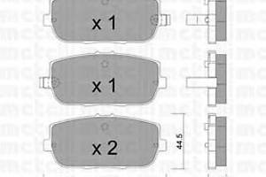 Колодки гальмівні для моделей:MAZDA (MX-5)